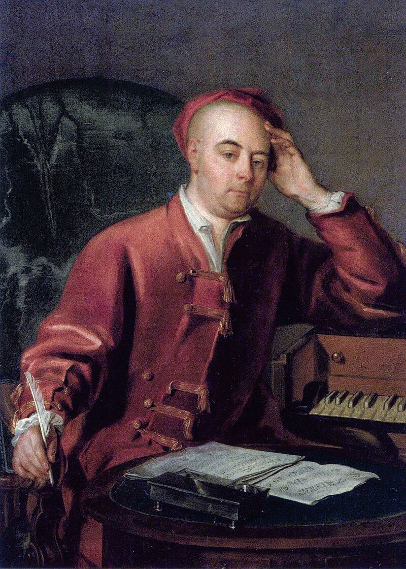 Handel painting by Philip Mercier (1730) (Source: wikipedia.org)